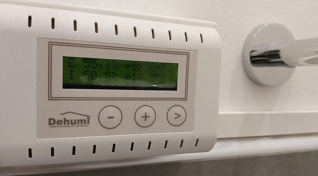 Controllo umidità VMC a Vetralla, casa Brizi. Intervento deumidificazione.