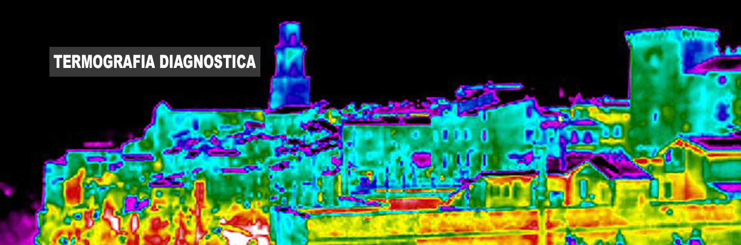 Immagine termografica di Pitigliano